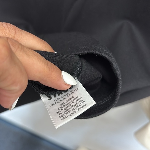 STAUD Hawthorne taffeta-trimmed stretch-ponte mini dress - Picture 6 of 7